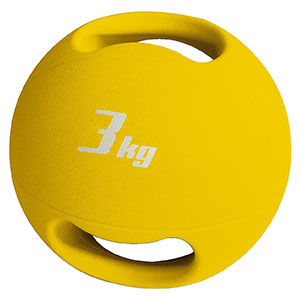 Медицинский мяч с рукояткой, 3 кг
