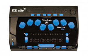 Портативный компьютер с вводом/выводом шрифтом Брайля и синтезатором речи «ElBraille-W14J G2»
