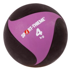 Набивной мяч из резины (медицинский), 4 кг, ø 24 см