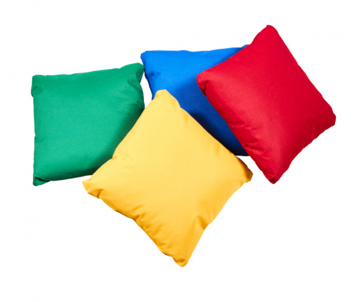 Разноцветные подушки, 4 шт.