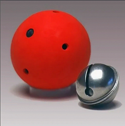 Мяч для игры в голбол для инвалидов по зрению (900 г)